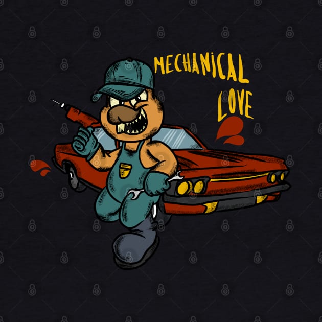 Character Design - Mechanic Love by Akmal Alif 